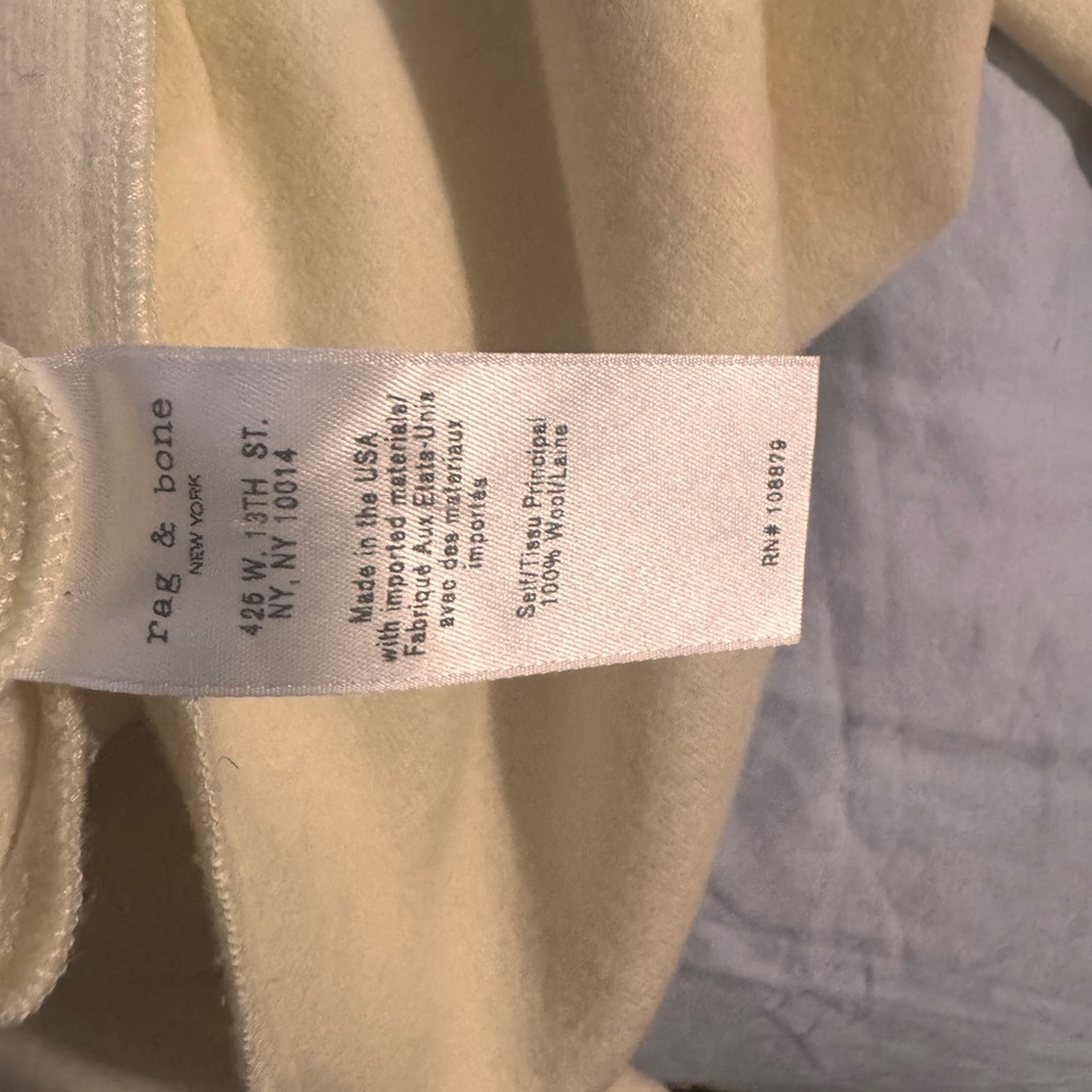 Rag & Bone Ivory Women's Blazer - Picture 6 of 7